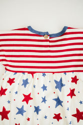 Baby Girl Stars and Stripes Pocket Dress